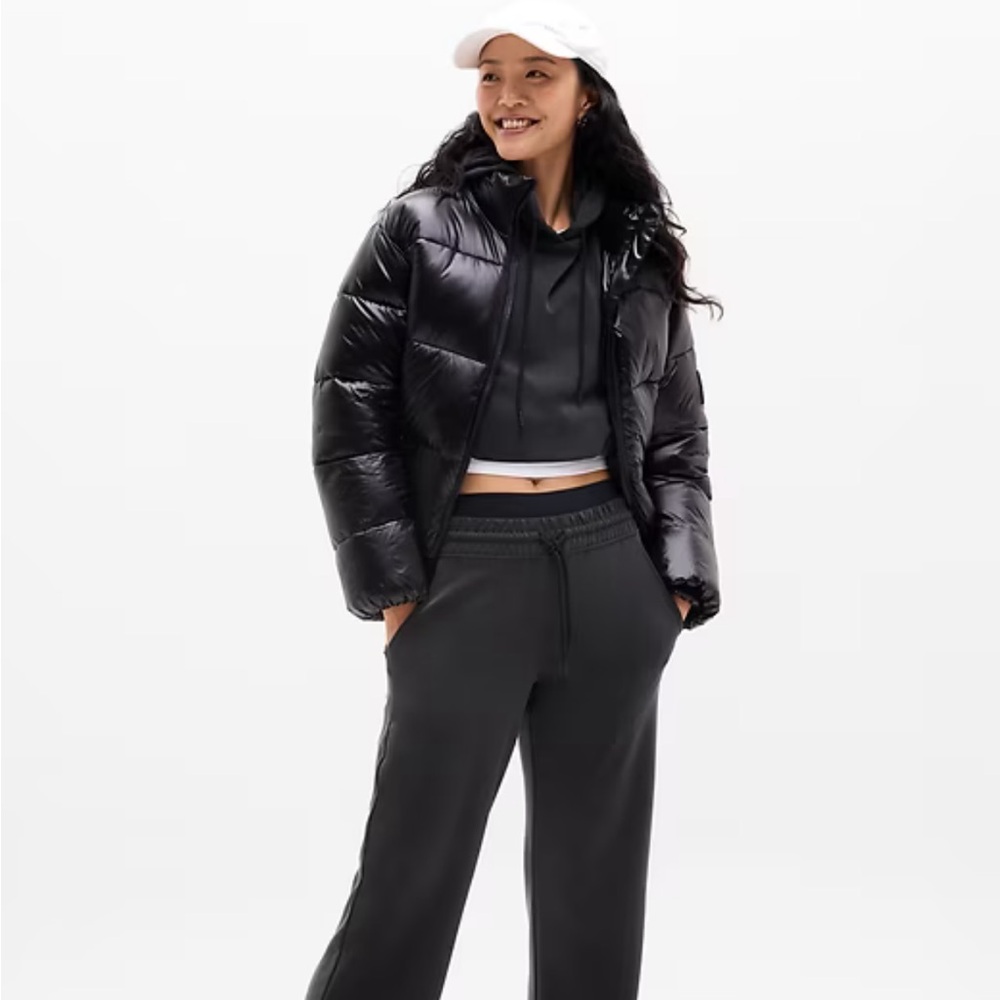 ATHLETA Seasoft Mid Rise Straight Pant | Small Petite - Picture 4 of 8